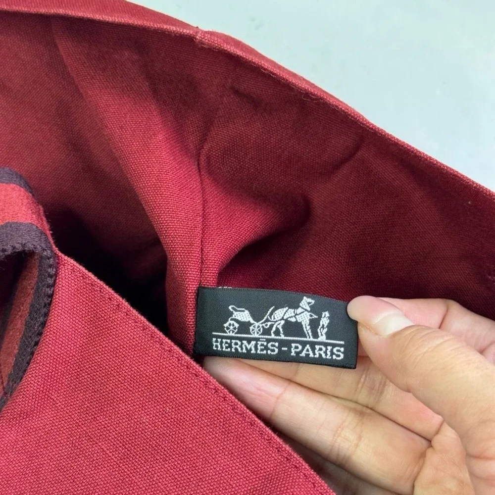 Hermes canvas tote